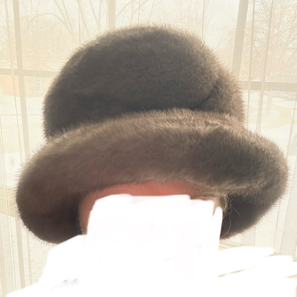 Original Mink Fur Hat Women’s winter luxurious natural mink fur made in Ukraine